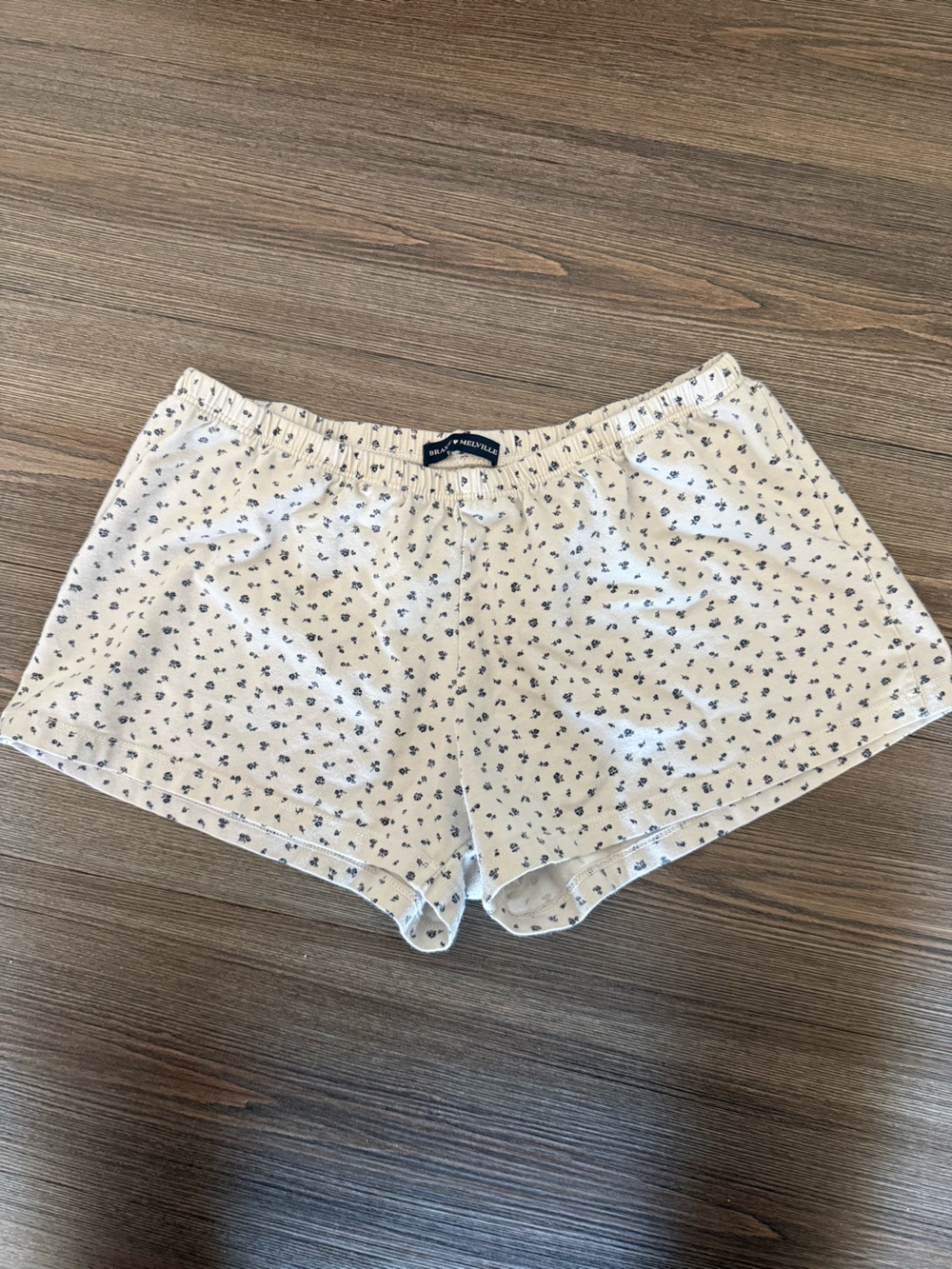 Brandy Melville Shorts with Navy Floral Print